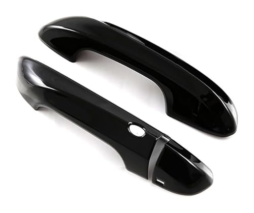 ATACDVDYEU Auto Außentür Griff Abdeckung Für MG5 2021-2024 Einzelloch 1-Smart Türgriff Dekoration Schüssel Anti-Scratch Modifikation Zubehör Schutz Kompatibel Mit(2 Doors Bright Black) von ATACDVDYEU