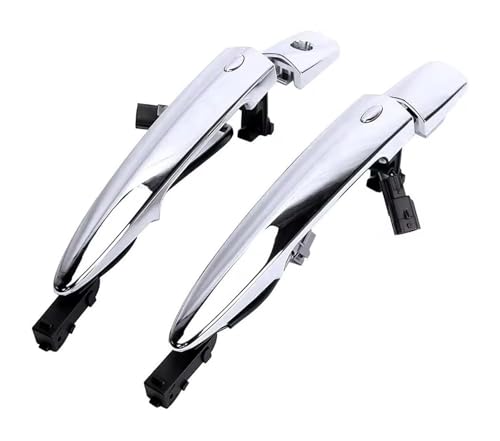 ATACDVDYEU Auto Außentür Griff Abdeckung Für Maxima Für Murano 2009-2014 Sentra 2013-2018 826469N00A 806451AA0A Türgriff Außenabdeckung Auto Front Chromgriffe von ATACDVDYEU