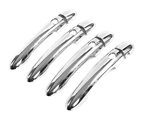 ATACDVDYEU Auto Außentür Griff Abdeckung Für Primera P12 2002-2008 Holeless 4-Smart Türgriffabdeckung Dekorativer Anti-Scratch-Zubehörschutz(Electroplating) von ATACDVDYEU