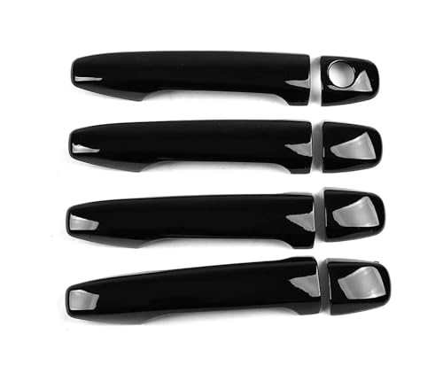 ATACDVDYEU Auto Außentür Griff Abdeckung Für Prius Für 30Serie 2009–2015 Einloch-Türgriffschale, Kratzfestes Modifikationszubehör, Autoschutz(Bright Black) von ATACDVDYEU