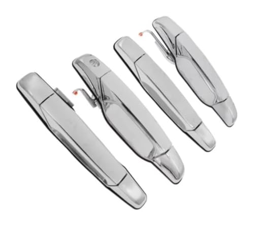 ATACDVDYEU Auto Außentür Griff Abdeckung Für Sierra Für Cadillac 2007-2013 Für Escalade 15915147 15915148 15915619 15915620 Türgriff Außenabdeckung(4 Pieces Set) von ATACDVDYEU