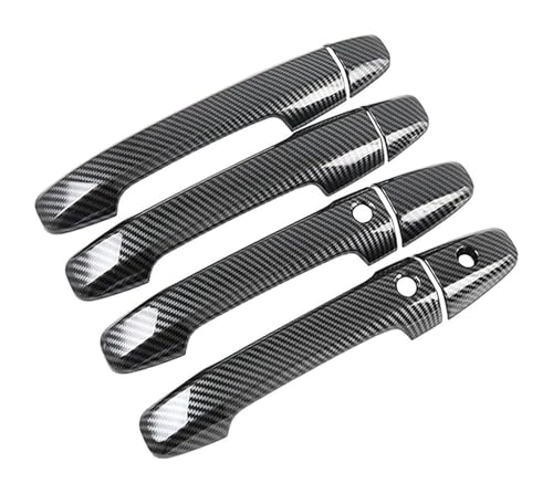 ATACDVDYEU Auto Außentür Griff Abdeckung Für Stepwgn Für RP1-RP5 2015-2021 Einloch-Doppel-Smart-Türgriffschale Anti-Kratz-Bodyguard-Modifikationskit-Schutz Kompatibel Mit(Carbon Fiber Pattern) von ATACDVDYEU