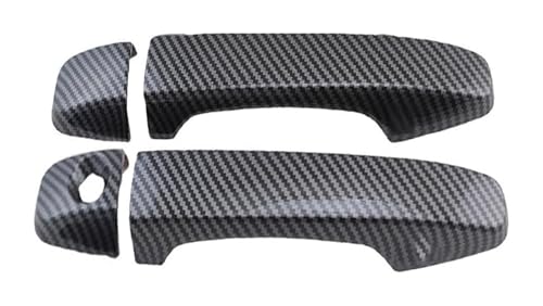 ATACDVDYEU Auto Außentür Griff Abdeckung Für Subaru Für Outback 2014-2021 Einloch-Türgriffschalenkörper Anti-Kratz-Modifikationszubehörschutz Kompatibel Mit(2 Doors Carbon Fiber Pattern) von ATACDVDYEU