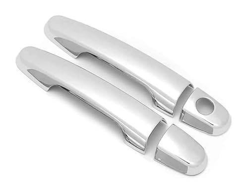 ATACDVDYEU Auto Außentür Griff Abdeckung Für Vios 2008-2013 Einloch-Türgriffabdeckung Dekoratives Anti-Kratz-Schutzzubehör(2 Doors Electroplated) von ATACDVDYEU