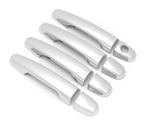ATACDVDYEU Auto Außentür Griff Abdeckung Für Vitz 2006-2010 Einloch-Türgriffabdeckung Außenverkleidung Anti-Kratzschutz(Electroplating) von ATACDVDYEU