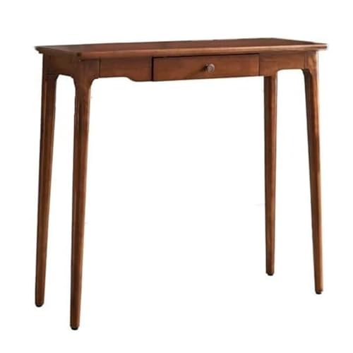 ATAPNLNMTZ Konsolentisch Flur mit Schublade, Schmale Eingangstisch für Wohnzimmer Oder Flur, Moderne Zen Konsole Mit Stauraum(Red,35.4in/90cm) von ATAPNLNMTZ