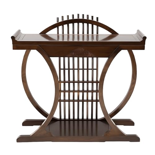 ATAPNLNMTZ Moderner Eingangstisch mit Stauraum, Schmaler Konsolentisch für Flur Oder Foyer, Langer Akzenttisch, Stabil und Platzsparend(Brown,39.3in/100cm) von ATAPNLNMTZ