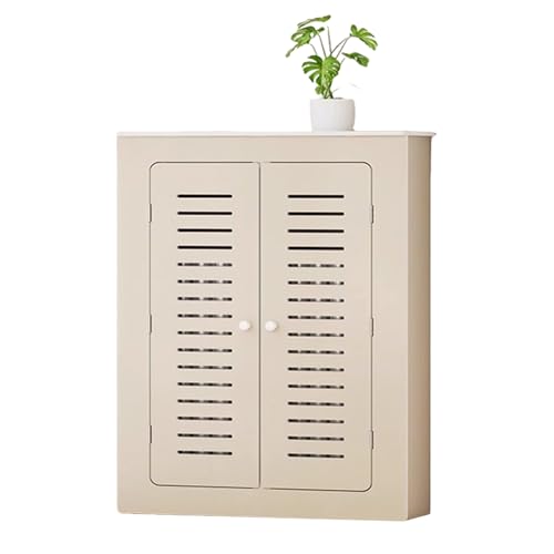 Heizkörperverkleidung mit Regal, Modernes Heizschrank-Design für Wohnzimmer Schlafzimmer Flur Badezimmer(23.6x7.8x23.6in/60x20x60cm) von ATAPNLNMTZ