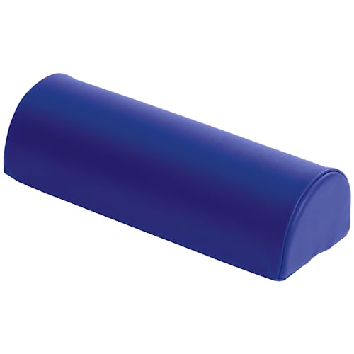 ATC Handels GmbH - Dreiviertelrolle mit Kunstlederbezug und Ether-Schaum Füllung Länge: 50 cm - für den Hausgebrauch oder Massage (blau 50 x 22 x 16cm) von ATC Handels GmbH