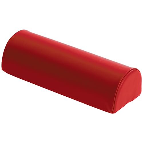 ATC Handels GmbH - Dreiviertelrolle mit Kunstlederbezug und Ether-Schaum Füllung Länge: 50 cm - für den Hausgebrauch oder Massage (rot 50 x 15 x 11cm) von ATC Handels GmbH