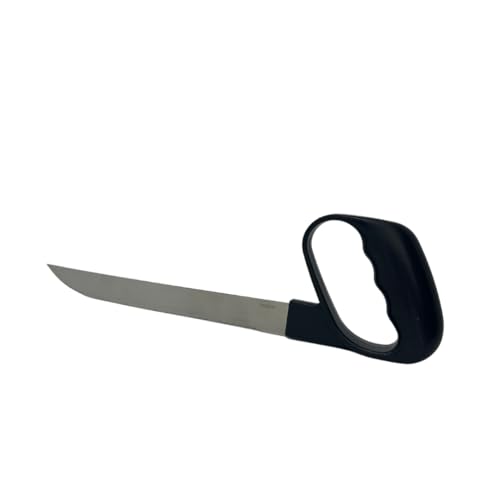 ATC Handels GmbH Ergonomische Messer REFLEX mit geschlossenem Griff und rostfreier Klinge - als Tranchiermesser oder Brotmesser Spülmaschinenfest bis 70°C (gezahnte Klinge) von ATC Handels GmbH