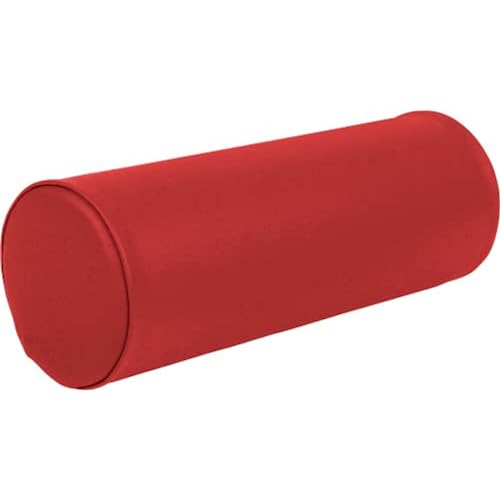 ATC Handels GmbH Lagerungsrolle mit Kunstlederbezug und Ether-Schaum Füllung Länge: 60 cm - für den Hausgebrauch oder Massage (rot 60 x 15cm) von ATC Handels GmbH