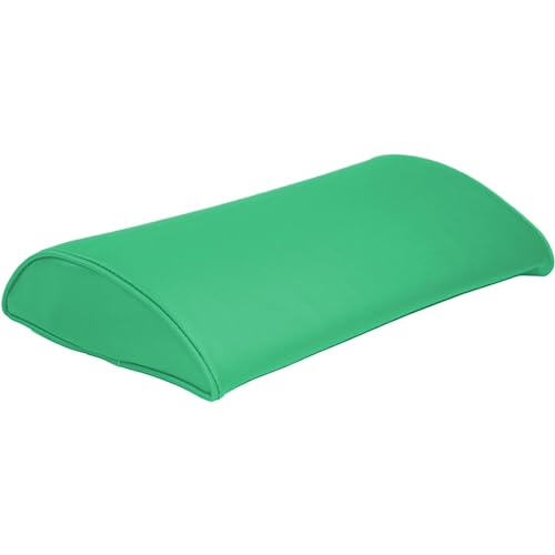 ATC Handels GmbH Lordosekissen mit Kunstlederbezug 37 x 23 x 7 cm - Nackenstützkissen (grün) von ATC Handels GmbH