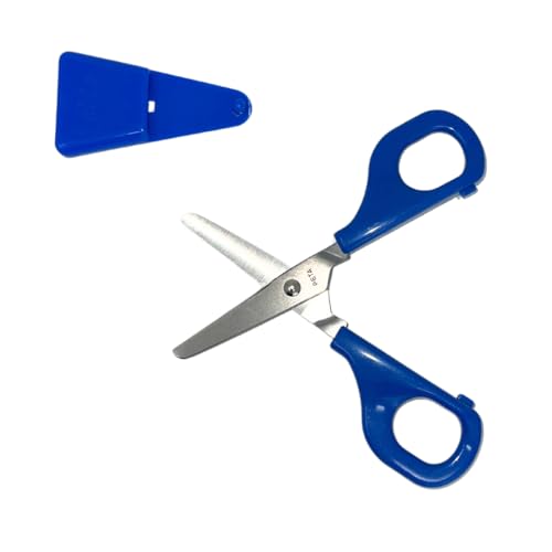 Schere selbstöffnend 45mm, automatisch öffnende Kinderschere, ergonomische Kinder-Schere mit Selbstöffnung (für Links- und Rechtshänder) (Rechtshänder) von ATC Handels GmbH