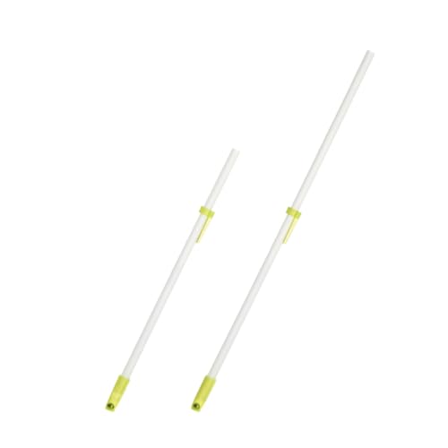 Trinkhalme mit Kugelventil 2 Stück – 1×26 cm & 1×18 cm, Ø 4 mm – Rückflussstopp für sicheres Trinken – BPA‑ und latexfrei – spülmaschinengeeignet & sterilisierbar von ATC Handels GmbH