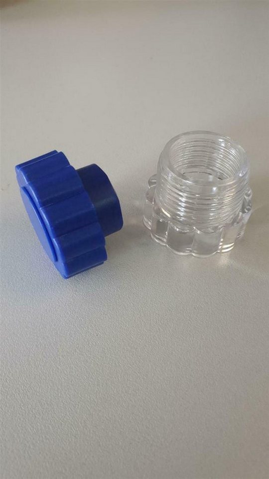 ATC Pillendose Tablettenmörser blau (Stück, 1 St., Tablettenmörser), Tablettencrusher Mörser Tablettenbox Tablettenaufbewahrung von ATC