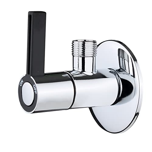 ATCO 1x Eckventil Eckregulierventil 1/2" x 3/8" Ventil für Wasserhahn Armatur Spültisch Waschtisch Waschbecken Spüle Bad Gäste-WC Messing chrom-schwarz ATCO 1x Eckventil Eckregulierventil 1/2" x 3/8" Ventil für Wasserhahn Armatur Spültisch Waschtisch Waschbecken Spüle Bad Gäste-WC Messing chrom-schwarz von ATCO