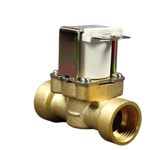 1/2" motorisiertes Magnetventil, Messing, 2-Wege, DN15, hohe Temperaturbeständigkeit, 100 °C, for Solarwarmwasserbereiterventil, 12 V, 24 V, 220 V(DC24V_NC) von ATDJKVYH