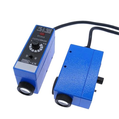 1 Stück Farbcode-Sensor mit empfindlichem Einstellknopf KT-RG22/BG22/WG22 10-mm-Markierungserkennungsschalter(KT-BG22) von ATDJKVYH