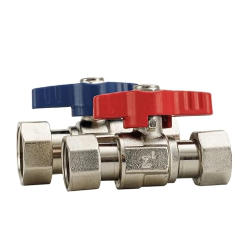 ATDJKVYH 1 stücke Union Kugelhahn 1/2 "3/4" 1 "BSPT Weiblich Zu Weiblich/Weiblich Zu Männlich DN15 DN20 DN25 Durchgangsventil for Wasserleitung Schalter(3l4-05) von ATDJKVYH