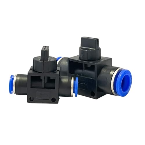 ATDJKVYH 10Pcs Pneumatische Fitting Druckregler Rohr Drossel Ventil Kompressor Zubehör HVFF4 HVFF6 HVFF8 HVFF10 HVFF12(HVFF8-10PCS) von ATDJKVYH
