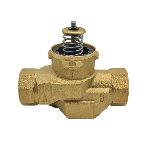 Motorisiertes 2-Wege/3-Wege-Ventilgehäuse aus Messing VC6013 Drei Leitungen, zwei Steuerungen/VC4013 Drei Leitungen, eine Steuerung, 220 VAC(DN25,3-way) von ATDJKVYH