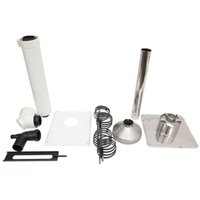 Atec Abgas-technologie - atec Abgas Basis-Set mit Mündungs-Set aus Edelstahl, DN60/100 0571 von ATEC ABGAS-TECHNOLOGIE