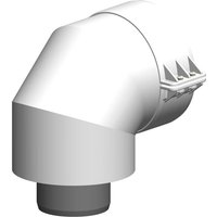 Atec Bogen PolyTwin konzentrisch, DN 60/100 87Grad von ATEC ABGAS-TECHNOLOGIE