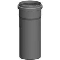 Atec Abgas-technologie - Atec Rohr PolyTop kürzbar DN125 500mm von ATEC ABGAS-TECHNOLOGIE