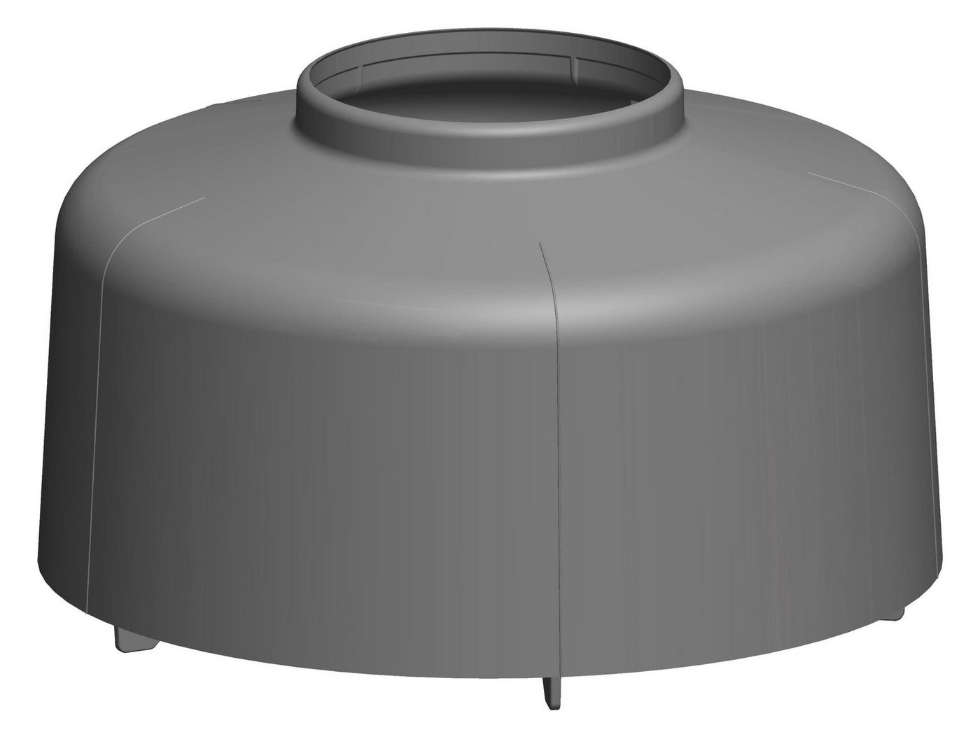 ATEC Abgastechnologie PP-Rohr ATEC Schornstein Mündungshaube schwarz DN80 161364, DN80 von ATEC Abgastechnologie