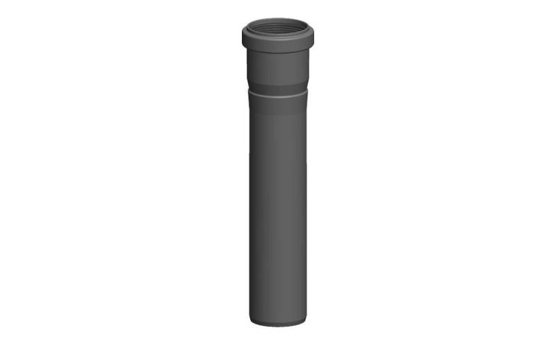 ATEC Abgastechnologie PP-Rohr ATEC Schornstein Rohr 955mm DN60 kürzbar 0319, DN 60, 60 mm von ATEC Abgastechnologie