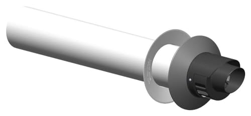 ATEC Abgas Außenwandanschluss 750 mm DN 80/125 Abgasrohr ATEC Abgas Außenwandanschluss 750 mm DN 80/125 Abgasrohr von ATEC