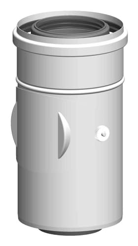 ATEC Abgas Kontroll-Rohr DN 80/125 konzentrisch Abgasrohr ATEC Abgas Kontroll-Rohr DN 80/125 konzentrisch Abgasrohr von ATEC