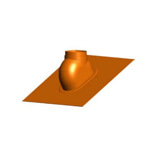 ATEC Abgas Schrägdachpfanne rot 25°-45° DN 60/100 + DN 80/125 Schornstein von ATEC