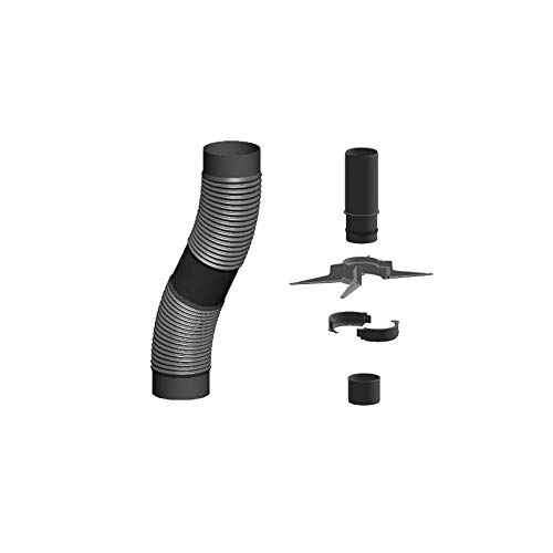 ATEC | Abgasrohr flexibel + Montageset | DN80 | 15 Meter von ATEC