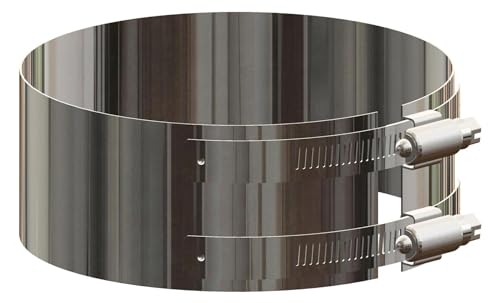 ATEC Klemmband DN80/125 Edelstahl blank von ATEC