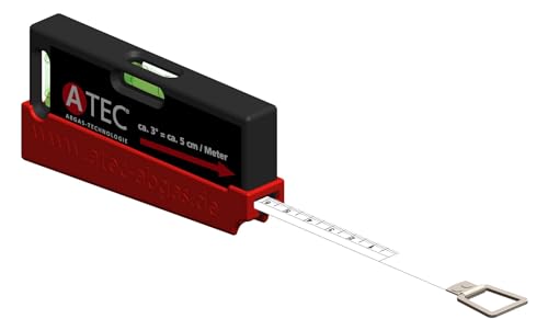 Wasserwaage mit 2m Maßband und 3-Grad-Genauigkeit von ATEC von ENVA MADE FOR QUALITY