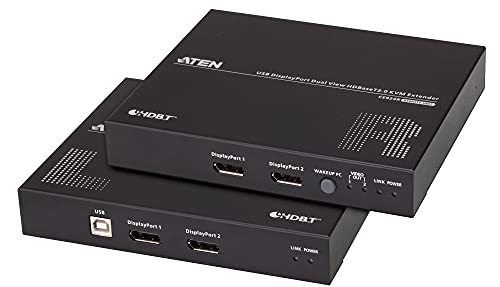 ATEN CE924 USB DisplayPort Dual-Anzeige HDBaseT 2.0 KVM Extender von ATEN