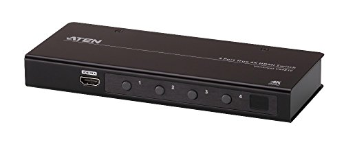 ATEN VS481C HDMI Switch mit 4 Ports True 4K, schwarz von ATEN