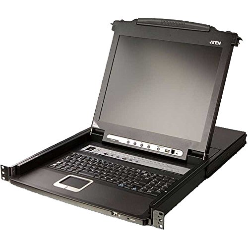 Aten CL5708M KVM Konsole Rack für LCD 43 cm (17 Zoll) 8-polig (AZERTY Tastatur) von ATEN