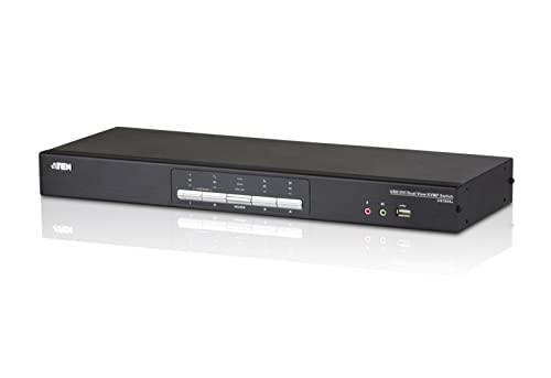 Aten CS1644 KVM Audio Switch (4-polig, Dual-DVI, USB) von ATEN