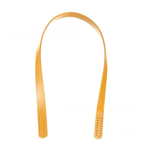 ATEUXOL Griffe für die Handtaschen 4-teiliger Handtaschengriff, Leder-Umhängetaschengurt, Ersatzgriff for Handtaschen-Umhängetaschengurt, Handtaschen-Zubehör, 60 cm(Yellow) von ATEUXOL