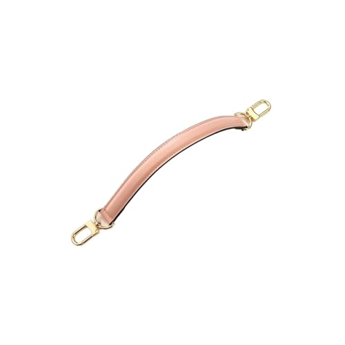 ATEUXOL Griffe für die Handtaschen Ledertaschengriff, geeignet for Beuteltaschen, spezieller Handgürtel, Lederhandschlaufe for Damenhandtaschen(Pink) von ATEUXOL