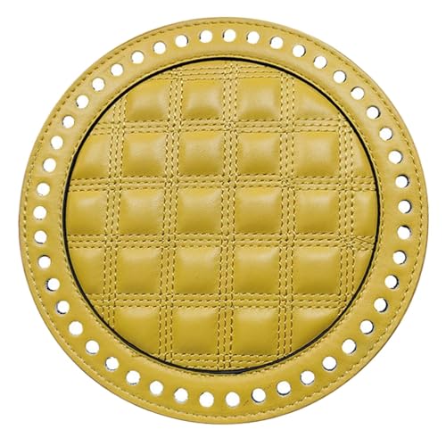 ATEUXOL Handgefertigter Boden für Gestrickte Taschen Rundes Design Häkeltasche Bodenformer Kissenpolster Einsatz Basis for die Herstellung von Geldbörsen(8) von ATEUXOL