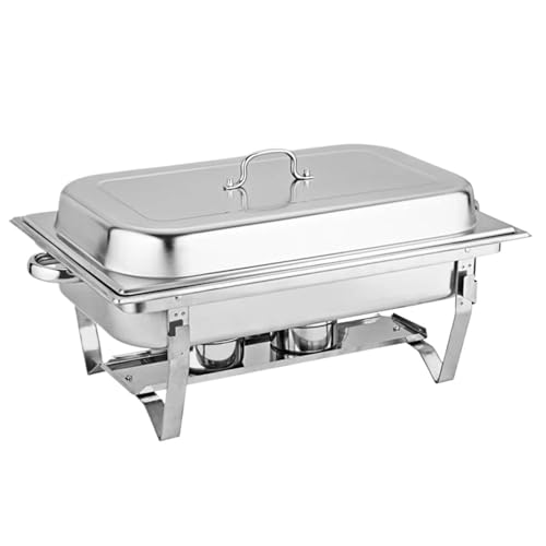 Buffet-Wärmeset Aus Edelstahl 3 Gitter Chafing Dish Behälter Warmhaltebehälter Edelstahl Speisenwärmer Catering Buffet 9L Buffet-Wärmeset Aus Edelstahl 3 Gitter Chafing Dish Behälter Warmhaltebehälter Edelstahl Speisenwärmer Catering Buffet 9L von ATEUXOL