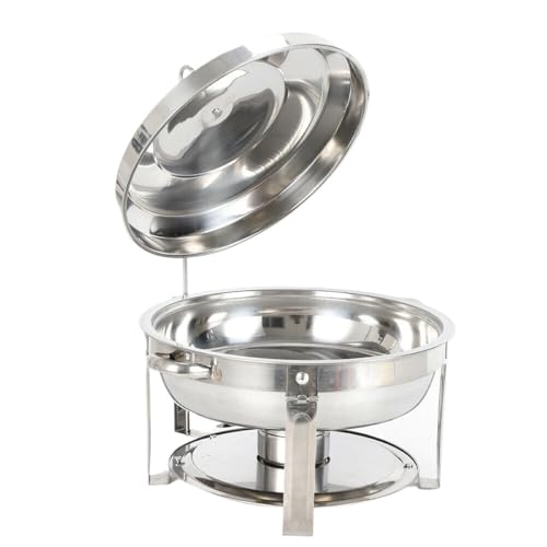 Buffet-Wärmeset Aus Edelstahl 7,5 l Speisenwärmer Wärmebehälter Edelstahl Rund Chafing Dish for Hotel Catering Buffet Party Hochzeit Buffet-Wärmeset Aus Edelstahl 7,5 l Speisenwärmer Wärmebehälter Edelstahl Rund Chafing Dish for Hotel Catering Buffet Party Hochzeit von ATEUXOL