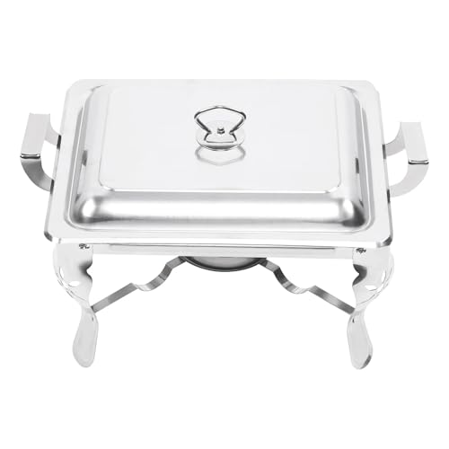 Buffet-Wärmeset Aus Edelstahl Chafing Dish Buffet-Set – 6 l Servierutensilien, rechteckiger Speisenwärmer aus Edelstahl mit Deckel for Partys, Hochzeiten Buffet-Wärmeset Aus Edelstahl Chafing Dish Buffet-Set – 6 l Servierutensilien, rechteckiger Speisenwärmer aus Edelstahl mit Deckel for Partys, Hochzeiten von ATEUXOL