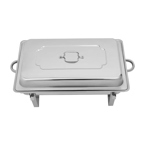 Buffet-Wärmeset Aus Edelstahl Rechteckiger 9-Liter-Speisenwärmer aus Edelstahl, Buffet-Server, Chafing Dish, Buffet-Set von ATEUXOL