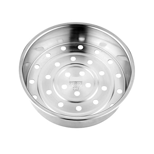 Dampfgarer aus Edelstahl Dampfkorb Reiskocher Dampfgarer Ständer 304 Edelstahl Verdickter vertiefter Dampfständer Küchenkochgeschirrteile(22.5CM) von ATEUXOL