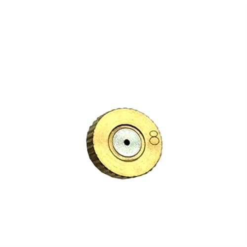 Messing-Nebeldüsen 20Pcs Wasser Spray Düse Sprinkler Beschlagen Kühlung Mister for Befeuchtung und(0.8mm orifice) von ATEUXOL